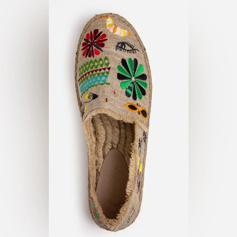 NWOT JOHNNY WAS PARKER ESPADRILLE, Size 8,5